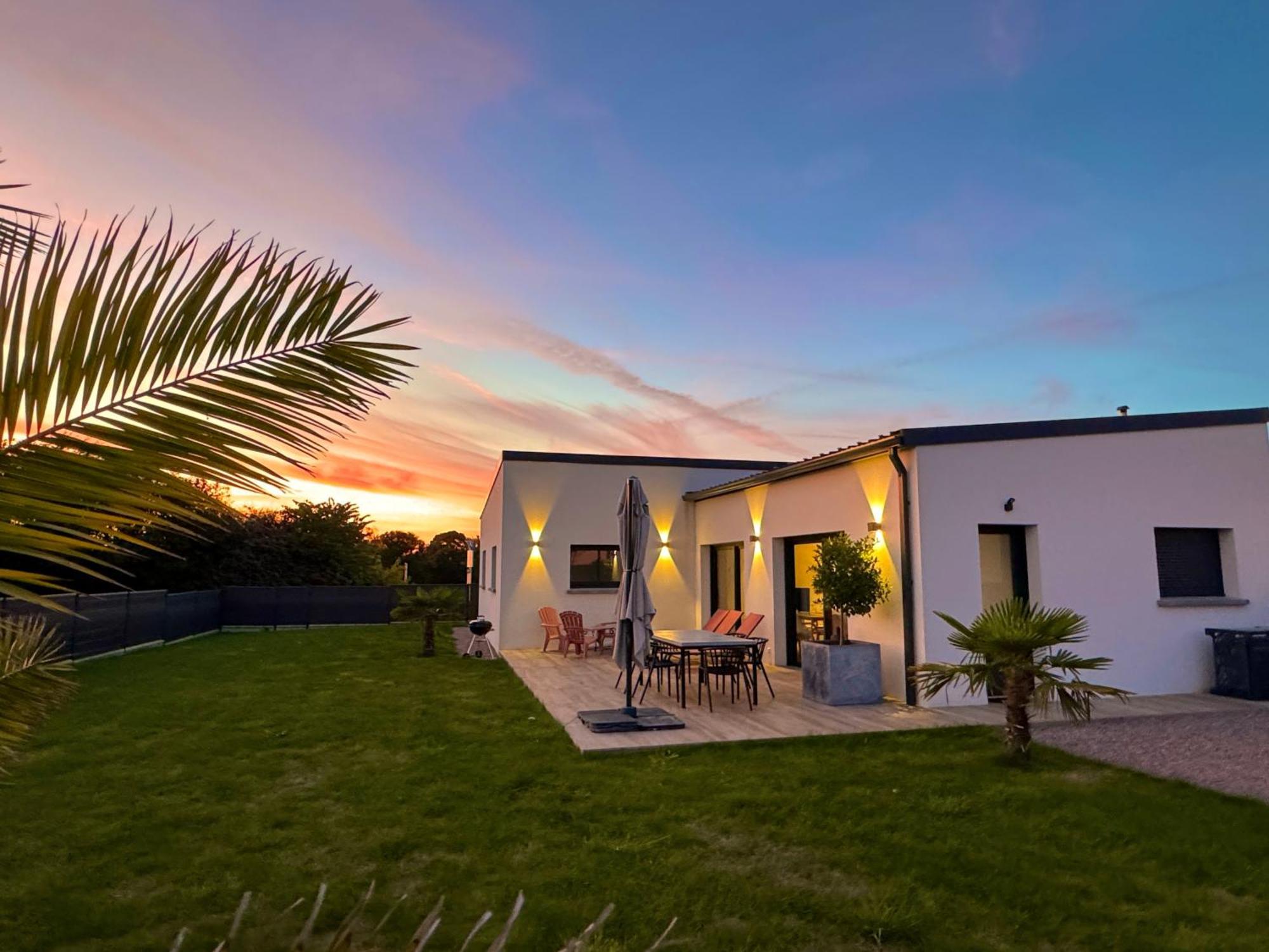 Maison neuve 4 étoiles plain-pied proche de la mer Plurien Exterior foto