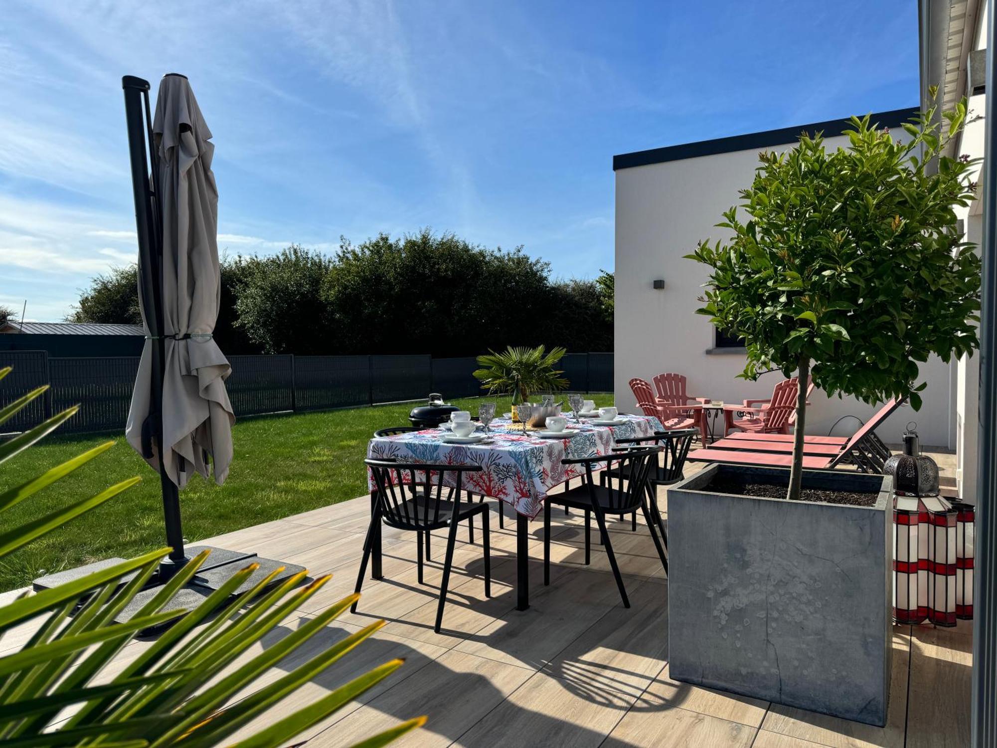 Maison neuve 4 étoiles plain-pied proche de la mer Plurien Exterior foto
